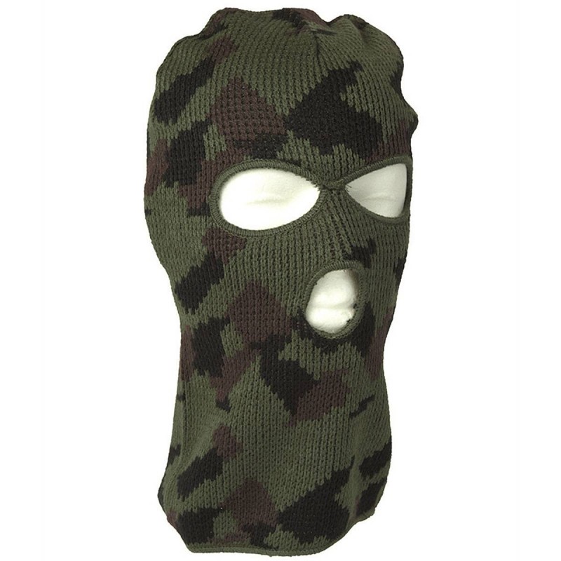 Kopfhaube Balaclava Polyacryl 3-Loch tarn