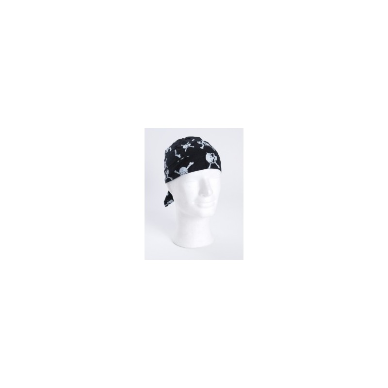 Headwrap Baumwolle Totenkopf