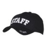 Baseball Cap schwarz STAFF