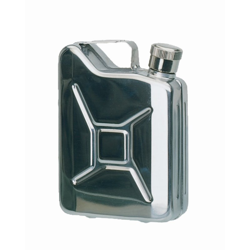 Taschenflasche Flachmann Jerry Can Edelstahl 170ml