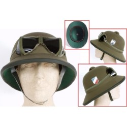 Tropenhelm Repro mit Brille...