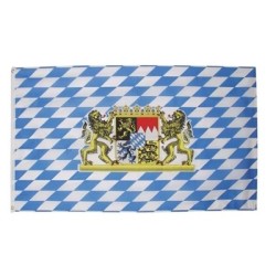 Flagge Bayern Raute/Löwen...