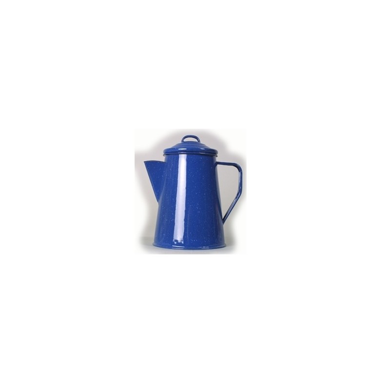 Kaffeekanne Western Emaille blau 2,0 L 12 Tassen