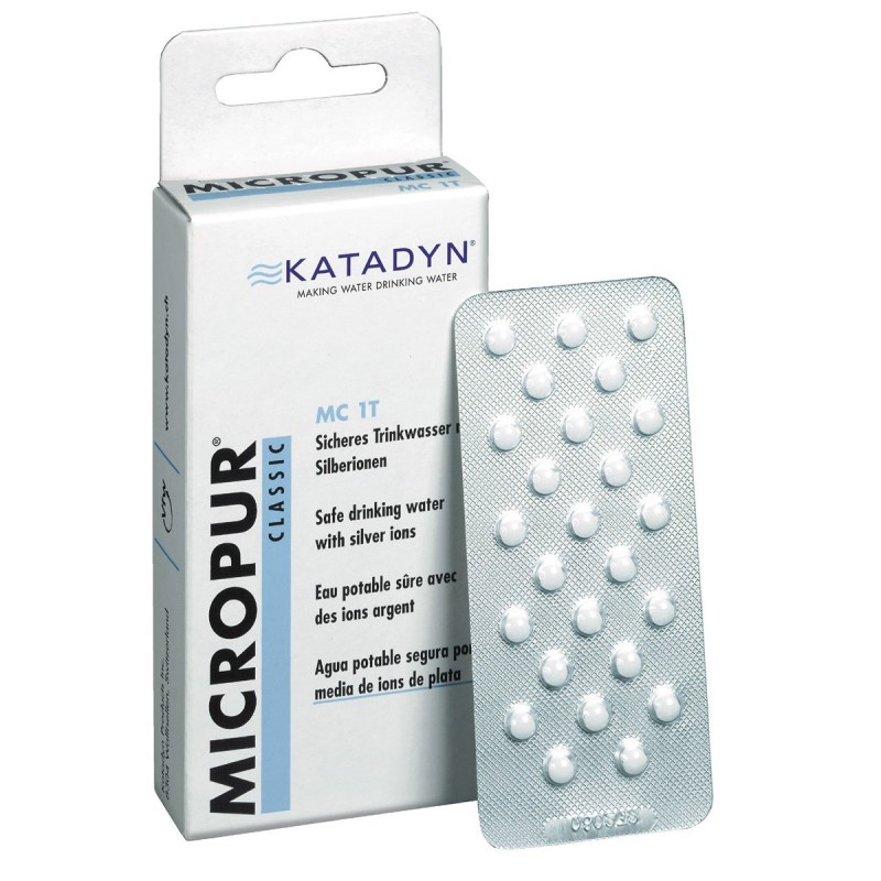 Katadyn Micropur MC 1T Wasserentkeimung 100 Tabletten  0,20 €/Stück