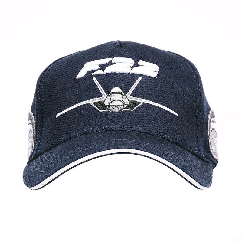 Baseball Cap Kids F-22 U.S. Air Force blau