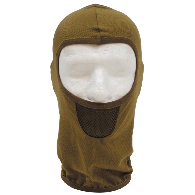 MFH Kopfhaube Balaclava Tactical 1-Loch coyote