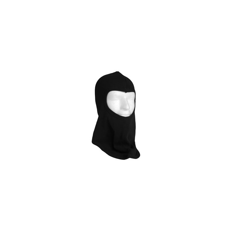 Kopfhaube Balaclava lang 1-Loch schwarz