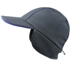 Softshell Cap schwarz/marine