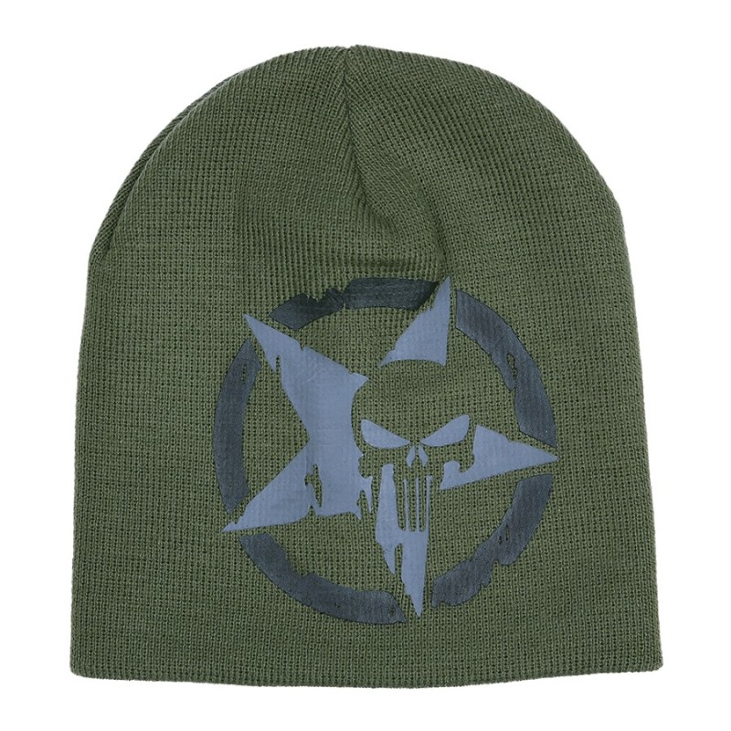 Strickmütze Beanie The Punisher oliv