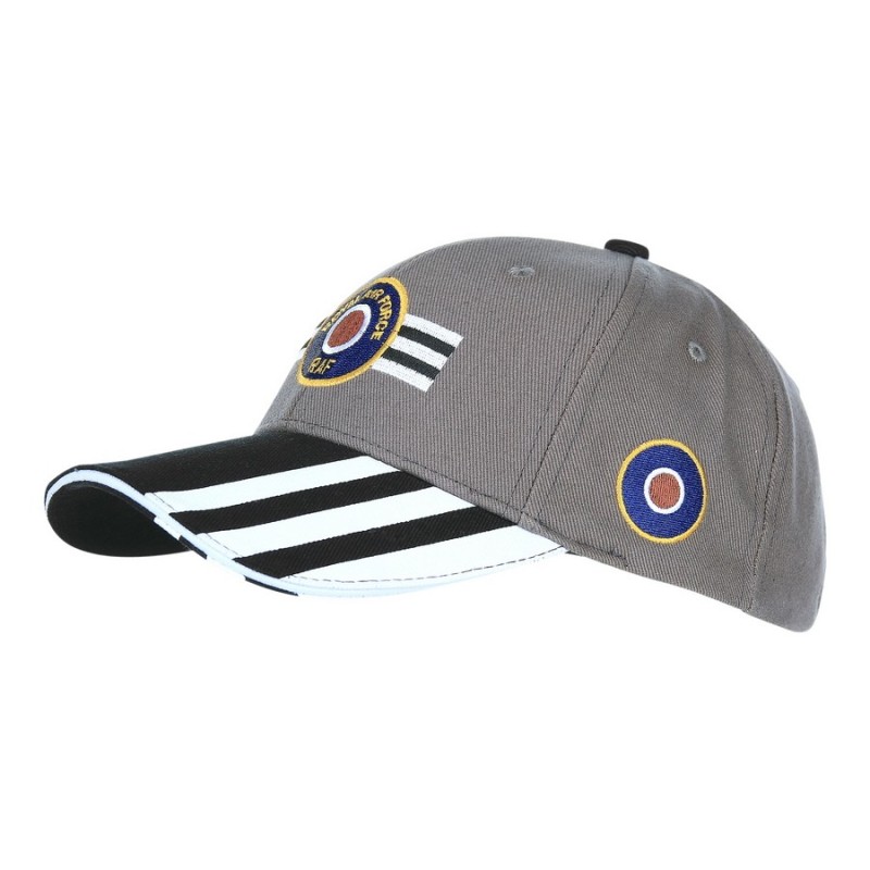 Baseball Cap Air Force Invasion Stripes 3D grau