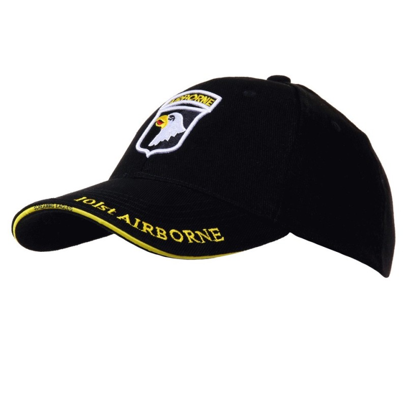 Baseball Cap 01st Airborne Army schwarz