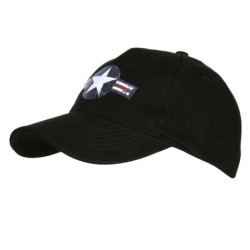 Baseball Cap USAF WWII schwarz