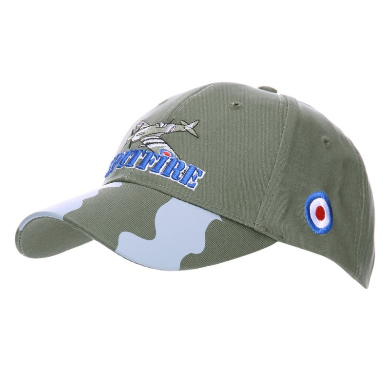 Baseball Cap P-51 Spitfire oliv