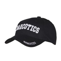 Baseball Cap Narcotics schwarz