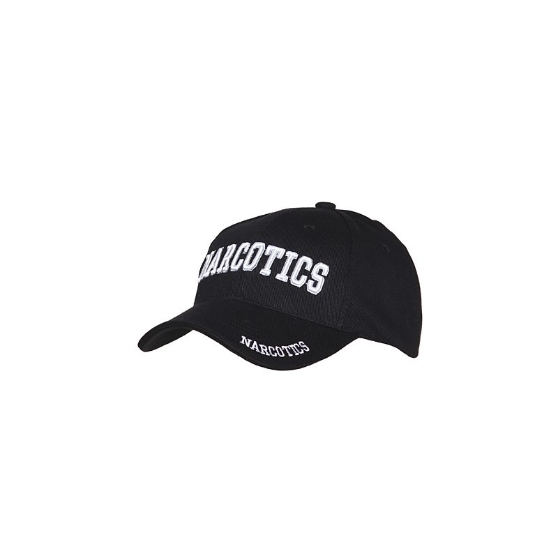 Baseball Cap Narcotics schwarz