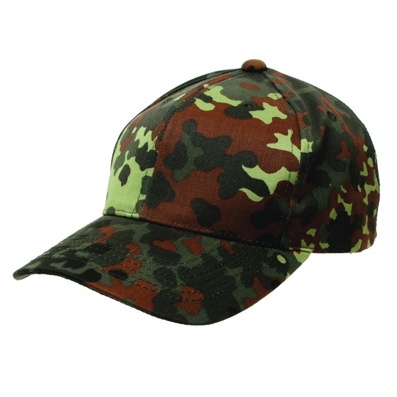 MFH US Baseball Cap Mischgewebe flecktarn