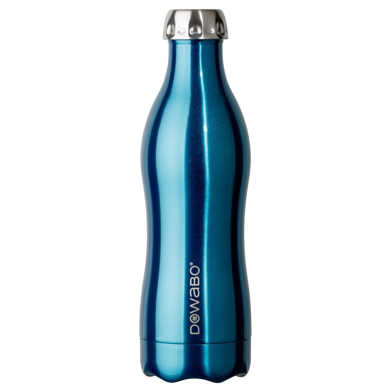 Trinkflasche Dowabo Metallic Collection Blue 750ml