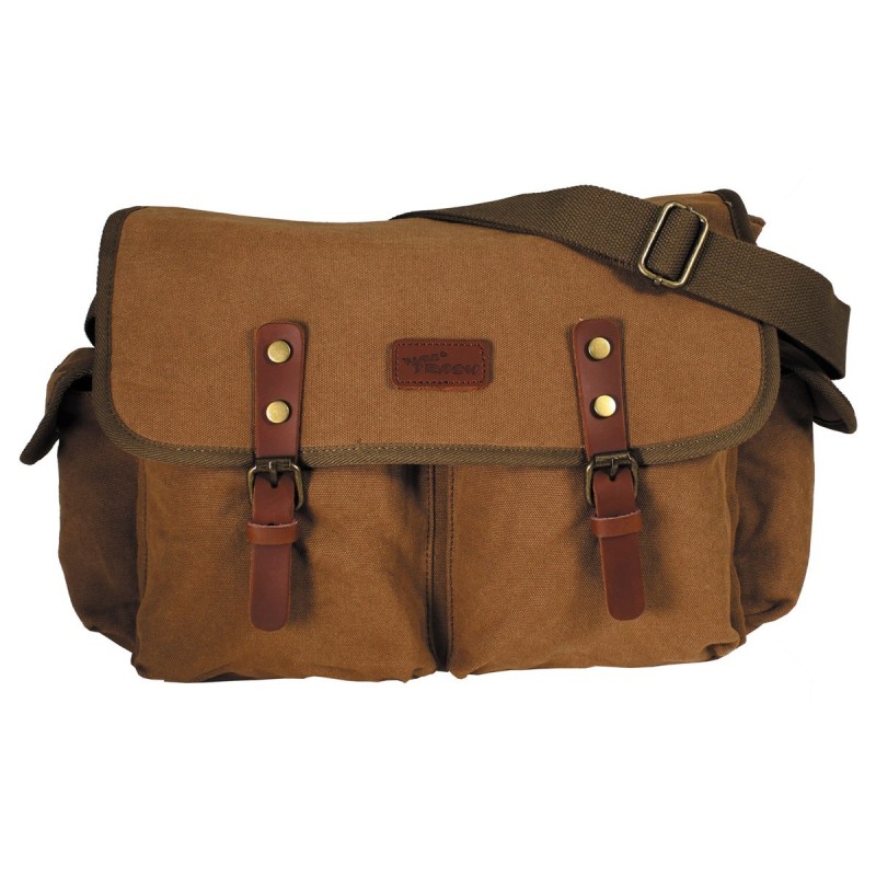 MFH Handtasche Pure Trash Canvas braun