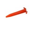 US Alu Zelthering 22,5cm orange gebraucht