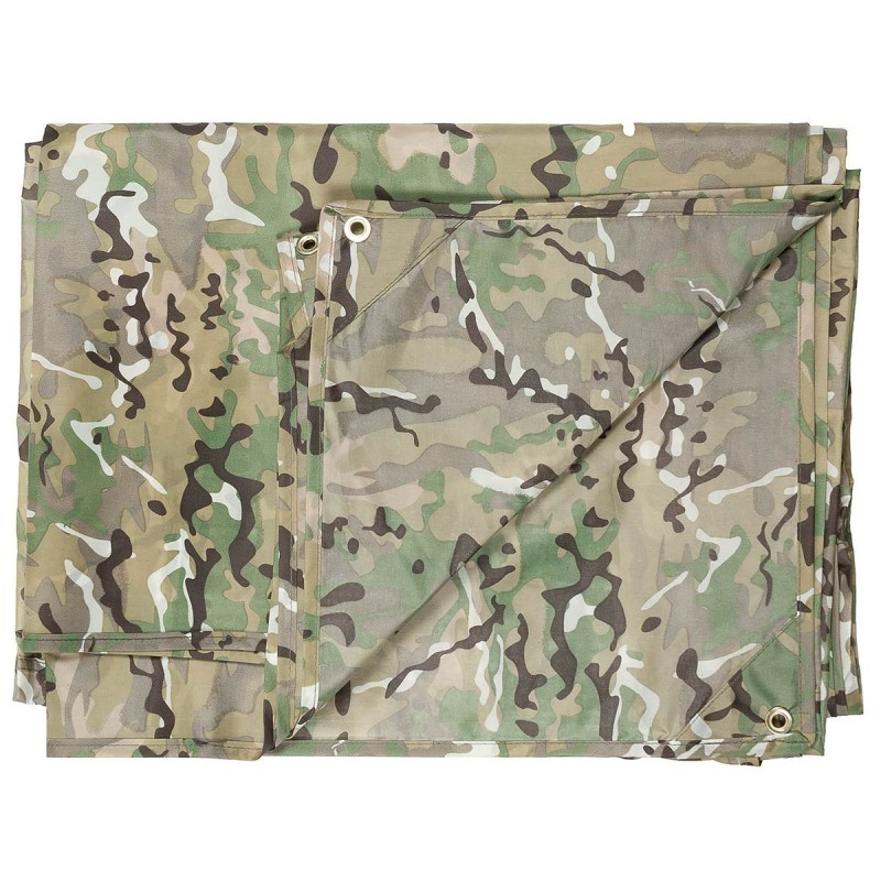 MFH Mehrzweckplane Tarp mit Beutel operation-camo 4 x 5m (20m² 2,00€/m²)