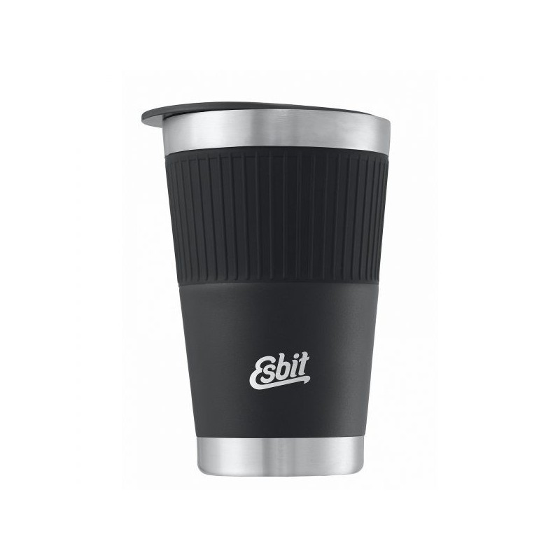 Esbit Thermobecher Sculptor mit Manschette schwarz 550 ml