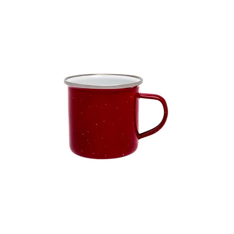 360 ml Origin Outdoors Emaille Tasse rot