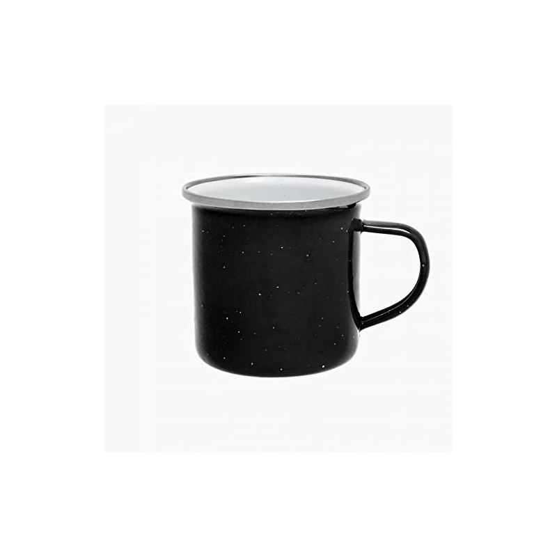 360 ml Origin Outdoors Emaille Tasse schwarz