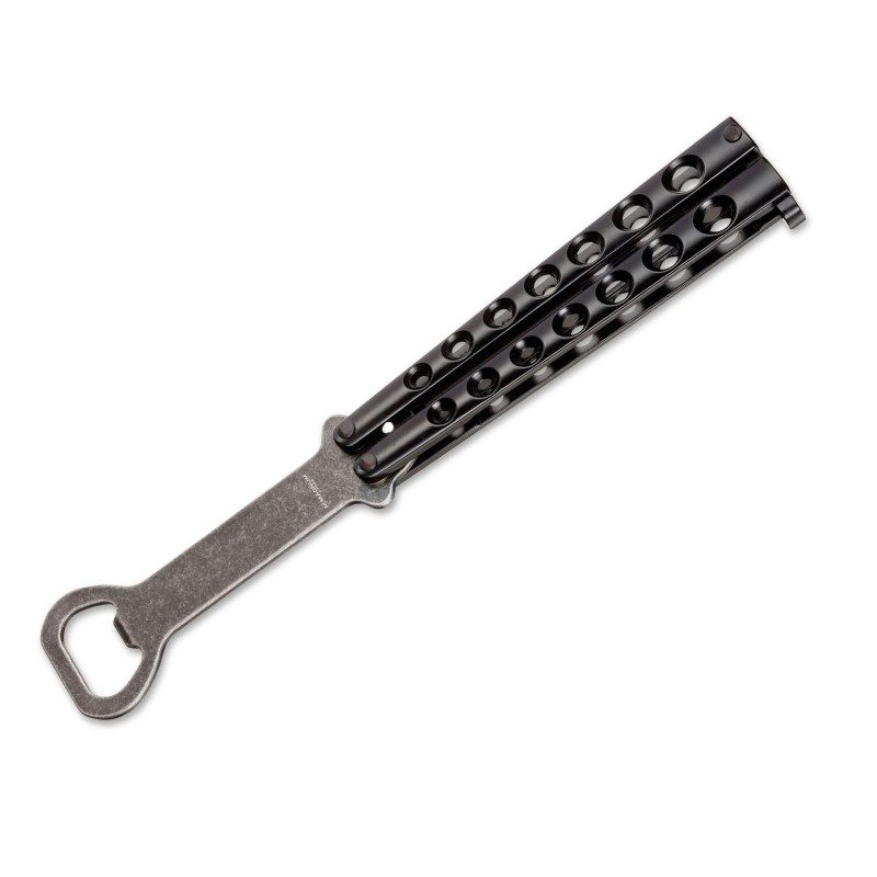 Kapselheber Flaschenöffner Magnum Balisong Black