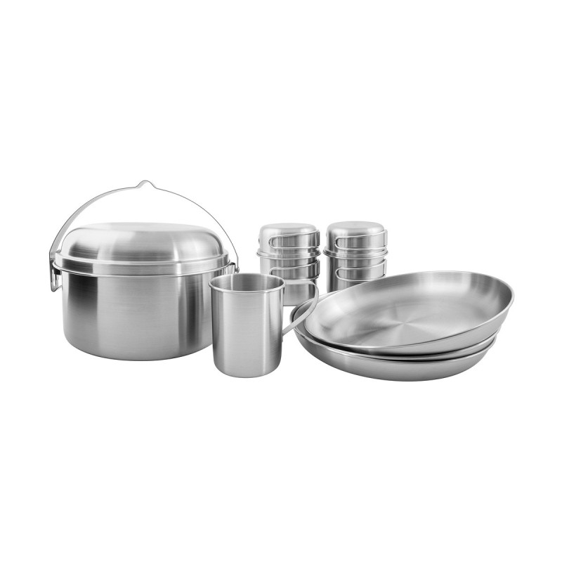 Tatonka Kochset für 3 Personen Edelstahl Picnic Set III