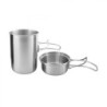 Tatonka Edelstahl Becher + Deckel Handle Mug Set 850 ml