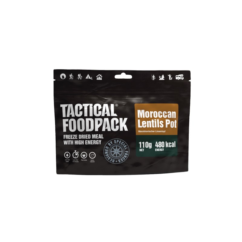 Tactical Foodpack 110g Moroccan Lentils Pot  117,30 €/kg