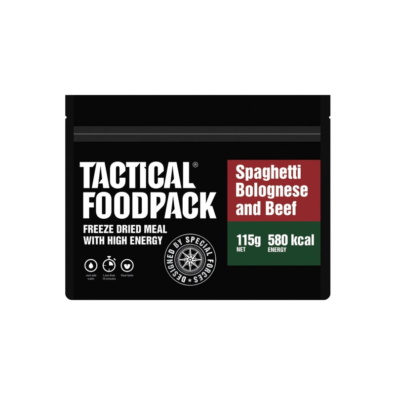 Tactical Foodpack 115g Beef Spaghetti Bolognese  112,18 €/kg