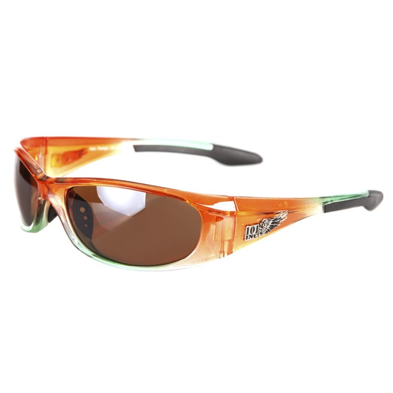 Biker Sonnenbrille orange