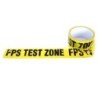 Absperrband FPS 30m Test Zone gelb/schwarz  0,10 €/m