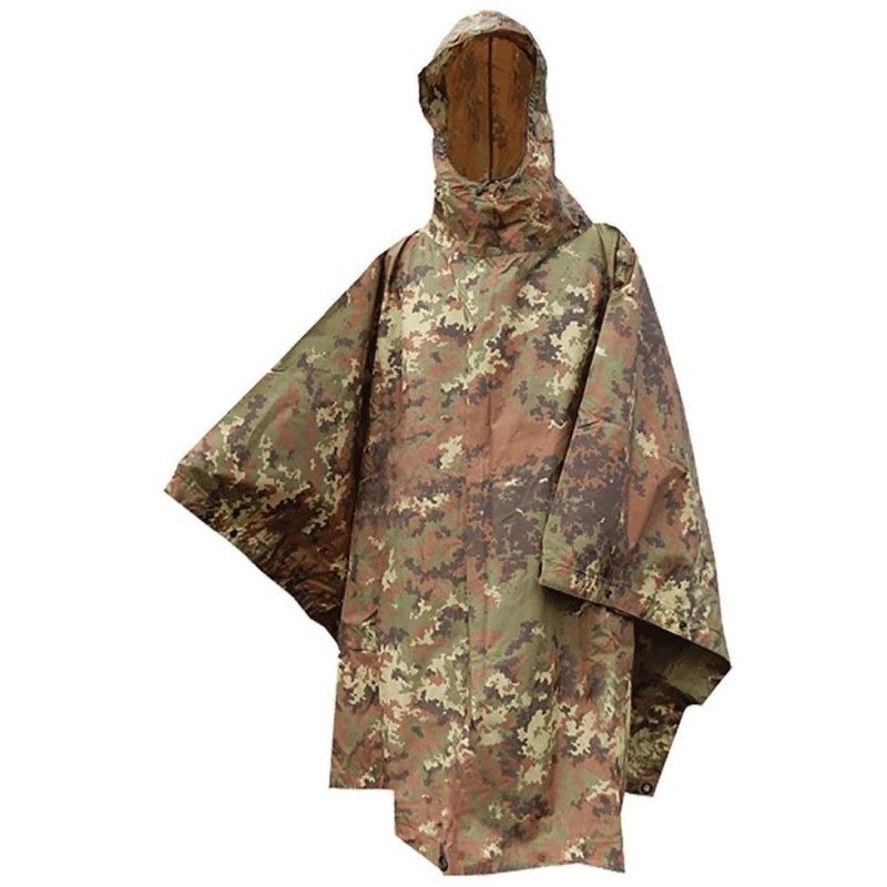 Poncho Ripstop vegetato woodland 2,1 x 1,5m (3,15m²  7,92 €/m²)