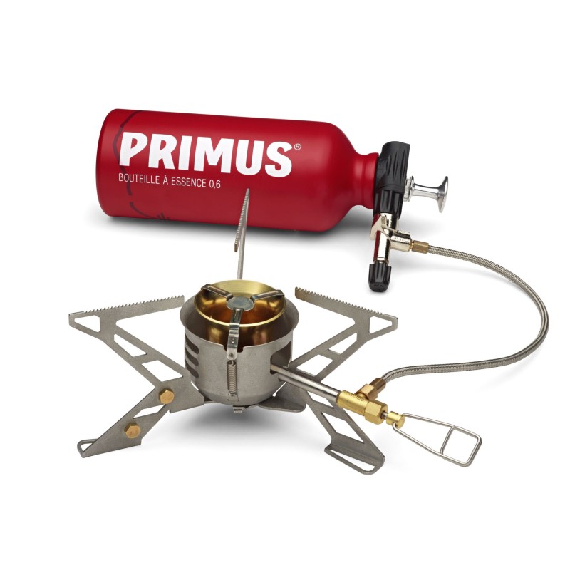 Primus Kocher OmniFuel II mit Brennstoffflasche und Beutel