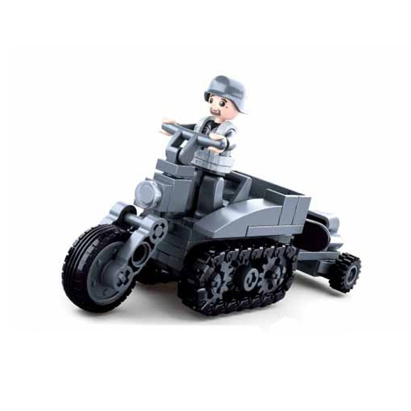 Spielzeug German Army Half crawler motorcycle M38-B0680B