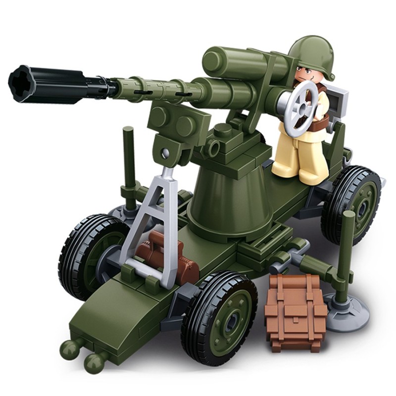 Spielzeug WWII Allied antiaircraft gun M38-B0678C