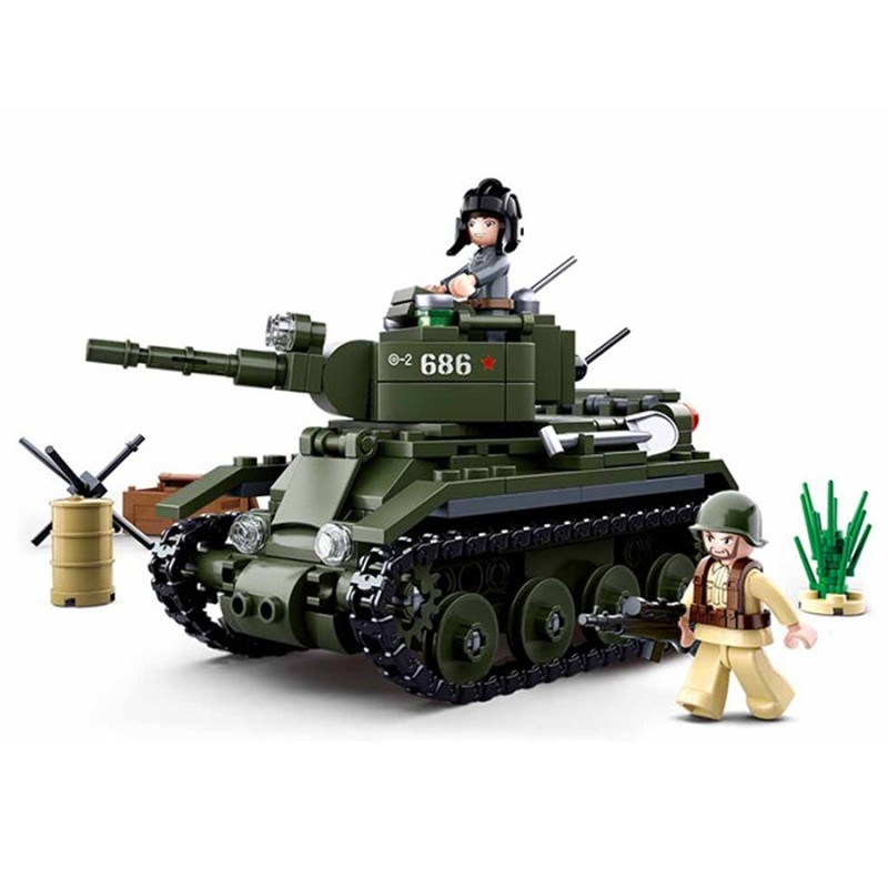 Spielzeug WWII Allied cavalry Panzer M38-B0686