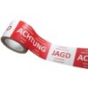 Absperrband ACHTUNG Jagd 7-sprachig 75mm 100m  0,07 €/m