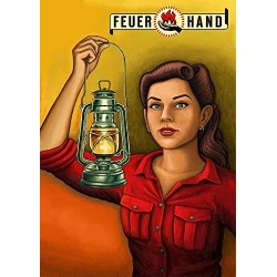 Retro Blechschild Feuerhand