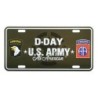 Blechschild Nummernschild D-Day Allied Star