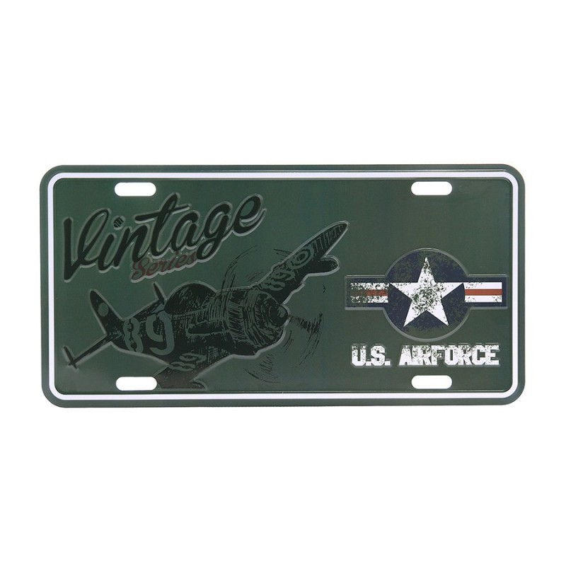 Aluminium Schild Vintage US Airforce