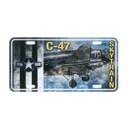 Aluminium Schild C-47 Skytrain