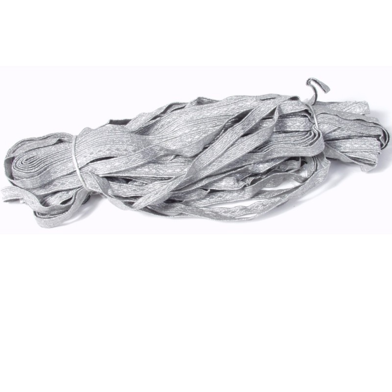 1m Kragenlitze UFFZ silber 8mm (NVA) 3,50€/m