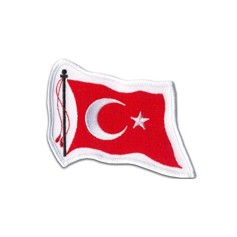 Flagge Textil Türkei wehend Restposten