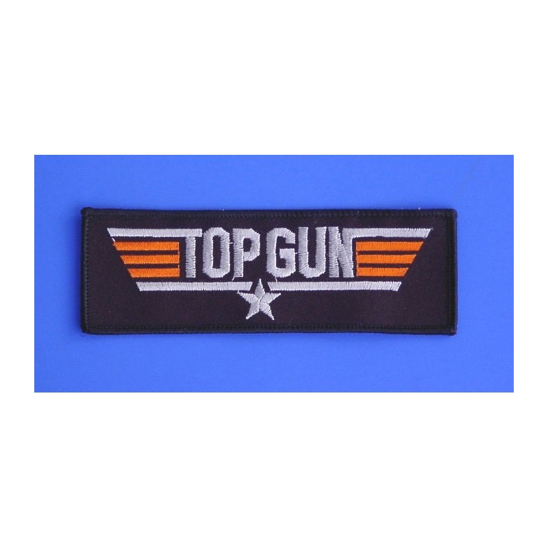 Abzeichen Textil US Top Gun 2-farbig