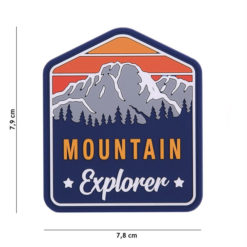 Klett Patch 3D PVC No.23006 Mountain Explorer 7,9 x 7,8