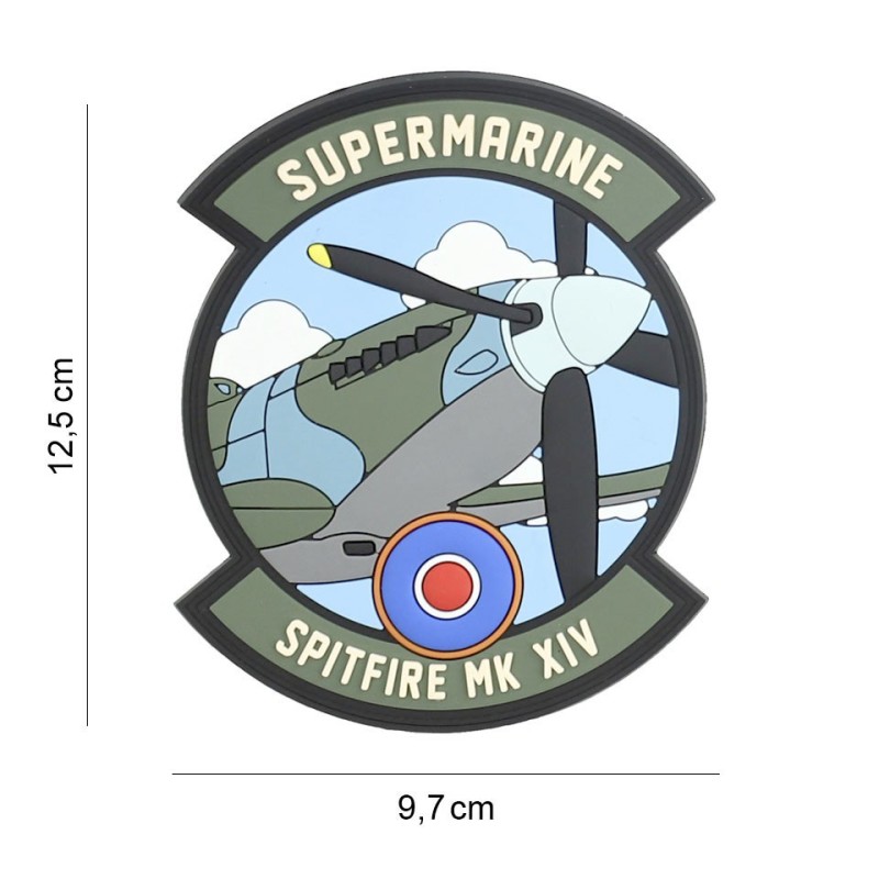 Klett Patch 3D PVC No.19074 Spitfire 12,5 x 9,7