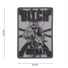 Klett Patch 3D PVC No.9037 Bitch grau 5,4 x 7,3